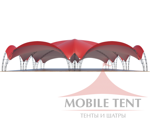 Арочный шатёр 30х20 — 600 м² Схема 2